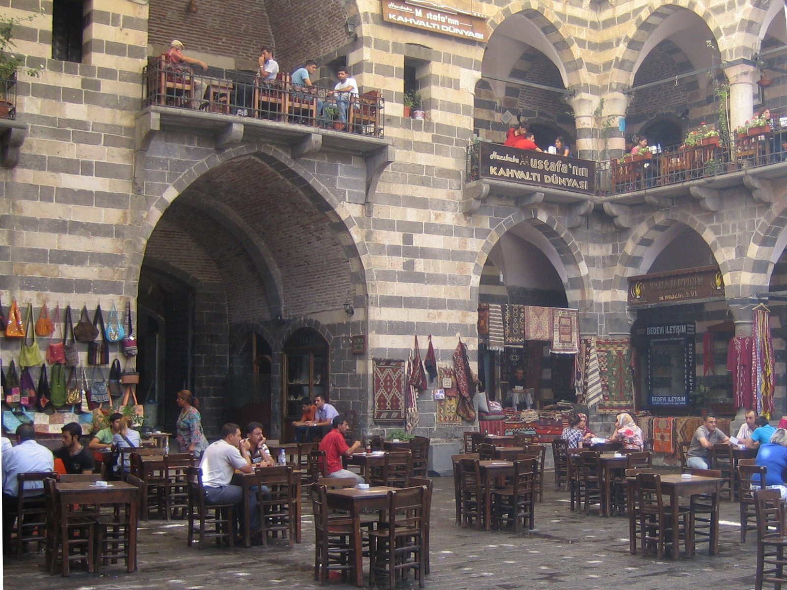 Courtyard of Hasan Pasha Han caravanserai