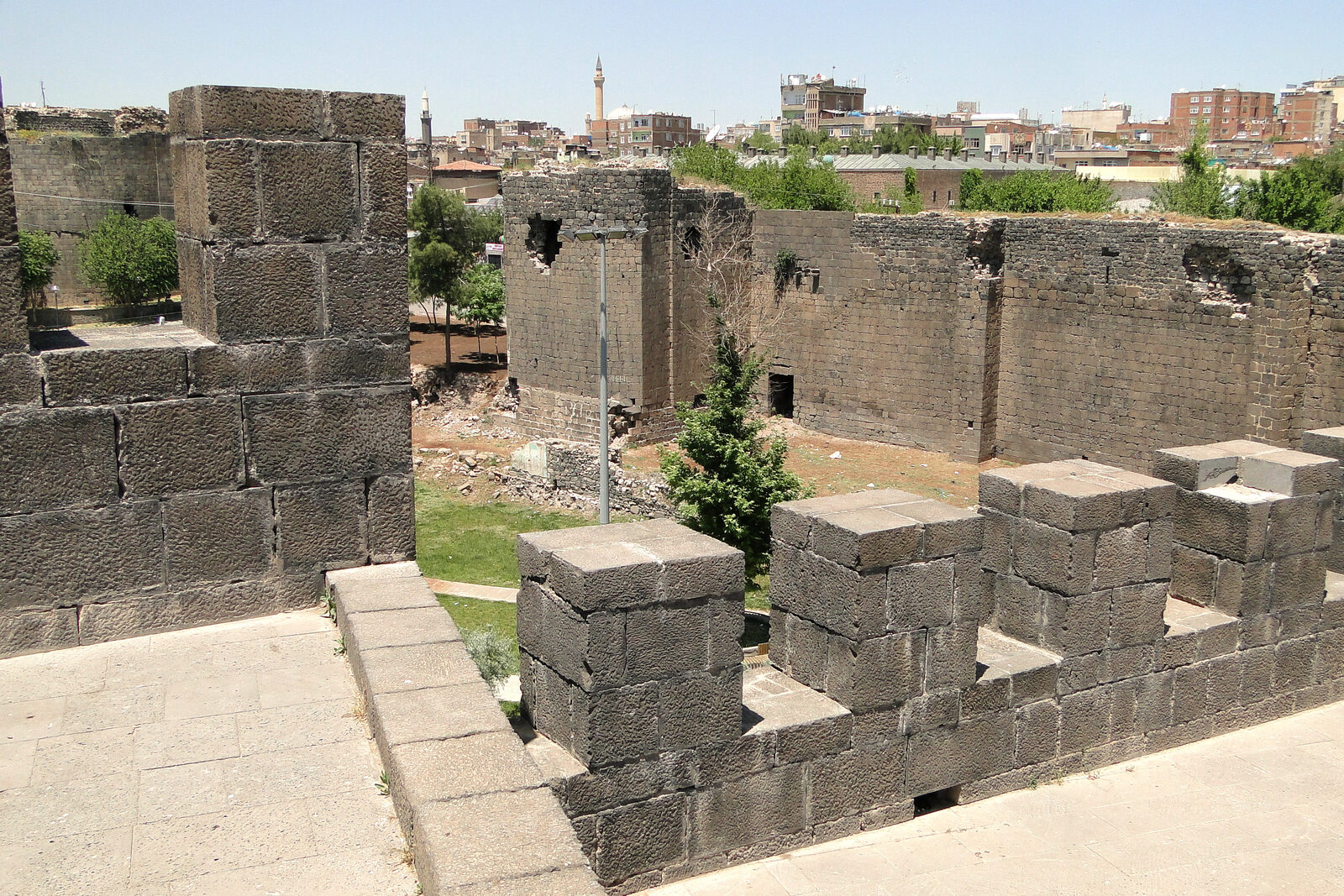 Black basalt ramparts of Diyarbakır
